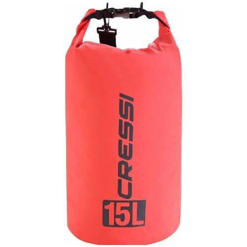 Гермомешок, герморюкзак, влагозащитная сумка CRESSI с лямкой DRY BAG объем 15 литров красный
