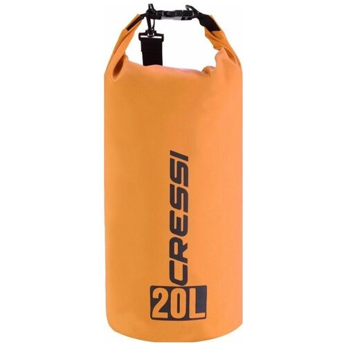 Гермомешок, герморюкзак, влагозащитная сумка CRESSI с лямкой DRY BAG объем 20 литров оранжевый