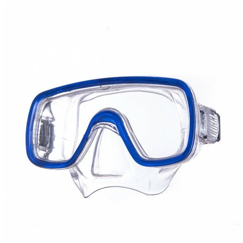Маска для плавания Salvas Domino Md Mask, арт.CA140C1TBSTH, безопасное стекло,Silflex, р. Medium, синий