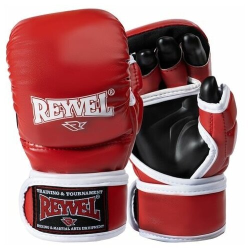 Перчатки ММА тренировочные красные - Reyvel - Красный - XL