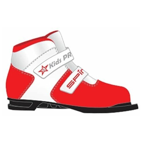Детские лыжные ботинки Spine Kids Pro 399/9 2020-2021, р.37, красный