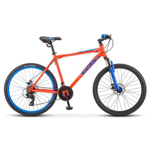 Горный (MTB) велосипед STELS Navigator 500 MD 26 F020 (2021) красный/синий 18' (требует финальной сборки)