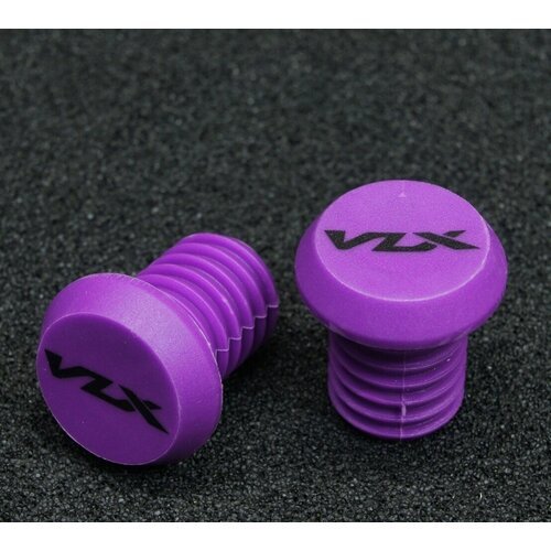 Заглушки руля VLX (аналог ODI) фиолетовые