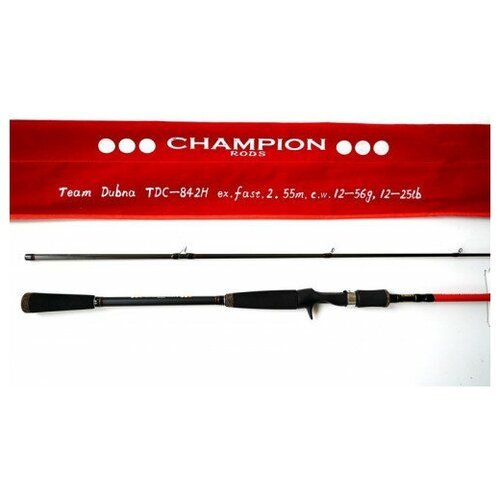 Кастинговое удилище Champion rods Team Dubna Generation II TDC2-802H тест 14-56 г длина 244 cm