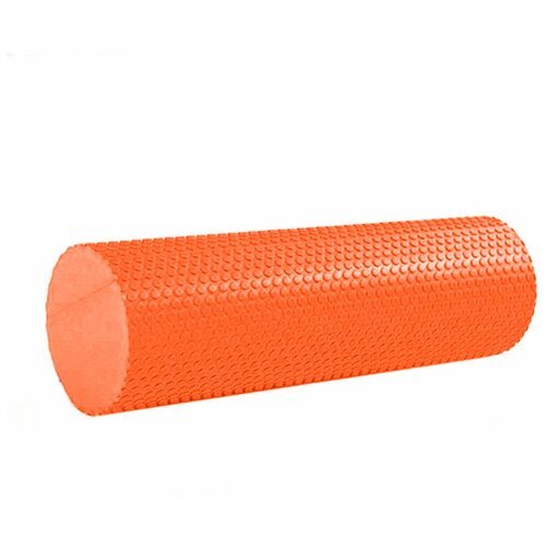 Ролик массажный для йоги (оранжевый) 45х15см. B31601