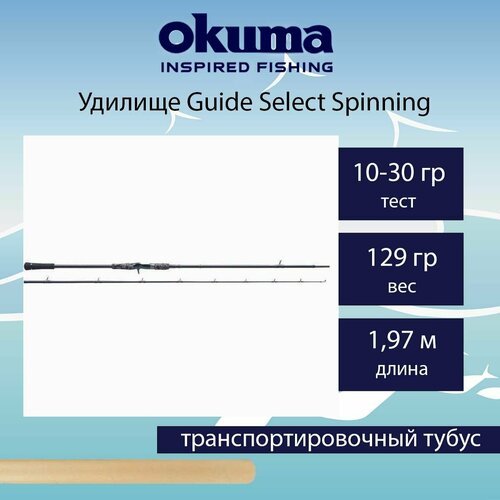 Спиннинг для рыбалки Okuma Guide Select Spinning 6'6' 197cm MH 10-30g 2pcs