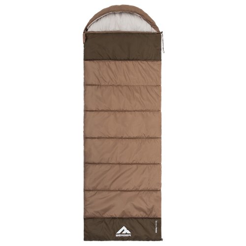 Спальный мешок Berger Hiking Trail +10, коричневый