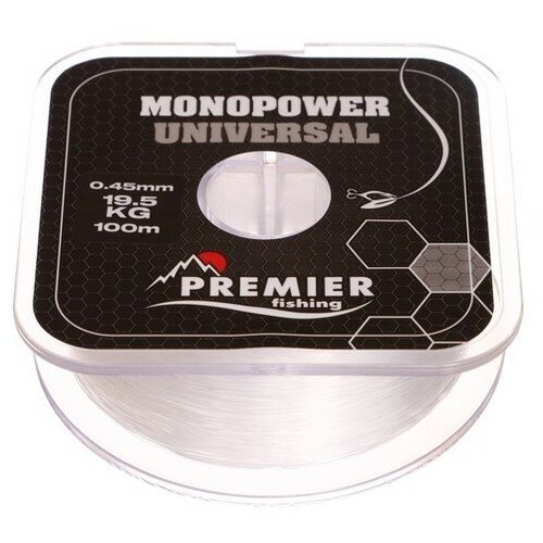 Леска Premier fishing MONOPOWER Universal, 0,45мм/100м