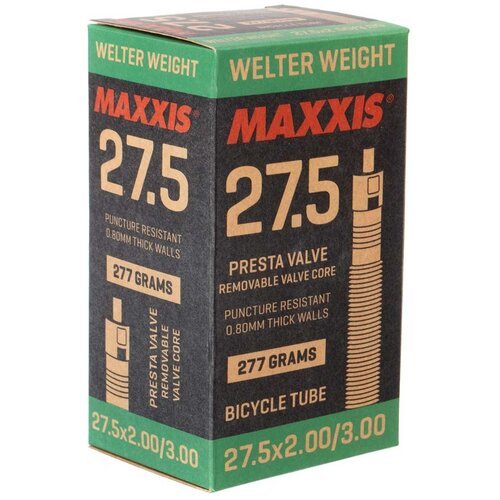 Велосипедная камера 27.5' x 2.00' MAXXIS Welter Weight IB00140000 27.5' 2.00' черный