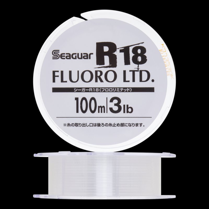 Флюорокарбон Seaguar R18 Fluoro Limited 3Lb #0,8 0,148мм 100м (clear)