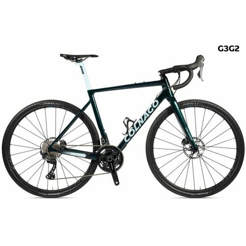 Велосипед Colnago G3-X Disc GRX820 12V RS370 (2024) Зеленый 58S