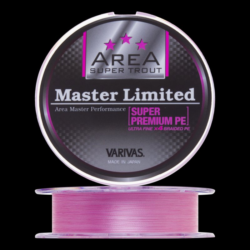 Шнур плетеный Varivas Area Super Trout Master Limited Super Premium PE X4 #0,175 0,069мм 75м (pink)