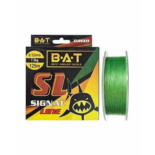 Леска плетеная BAT Signal Line 125 м Green 0.12 мм