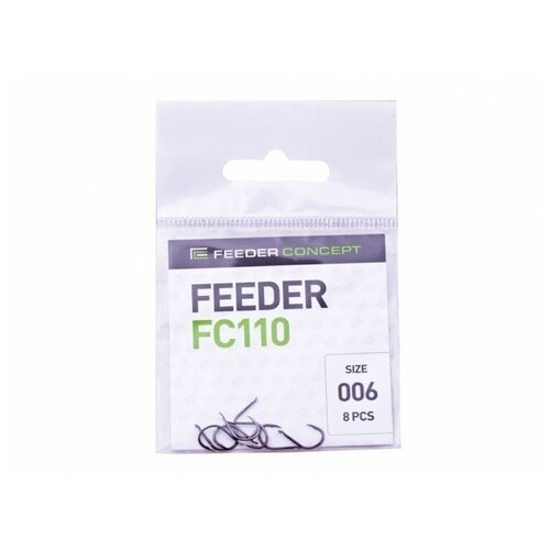 Крючок FEEDER CONCEPT FC110-006 8шт