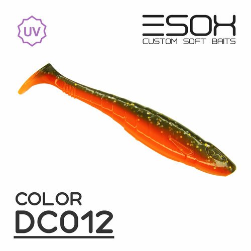 ESOX Горыныч 3' (76мм) [6шт.] DC012 / Мягкая приманка для рыбалки