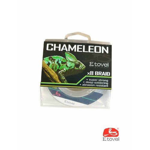 Плетеный шнур для рыбалки Etovei CHAMELEON x 8 BRAID 100 m