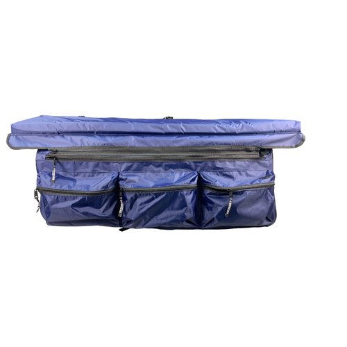 Накладка-сумка на лодочную лавку (банку) синяя 100см