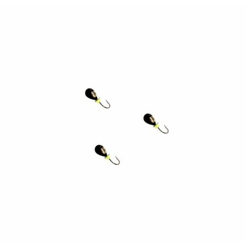 GRFish, Мормышка 'Капля с коронкой', вольфрам, 2мм, 0.15г, 15шт.