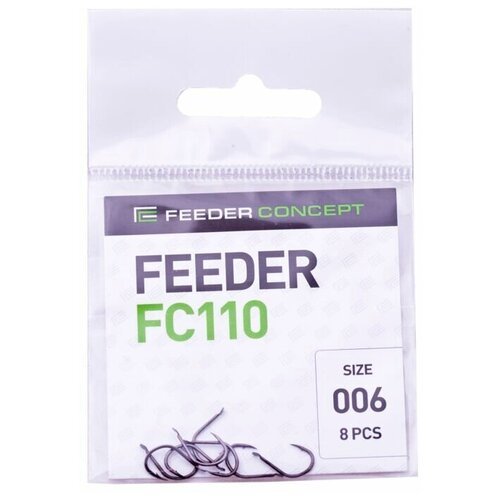 Крючки Feeder Concept FEEDER FC110 №006 8шт.