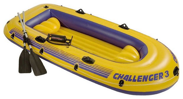 Надувная лодка Intex Challenger 3 Set 68370