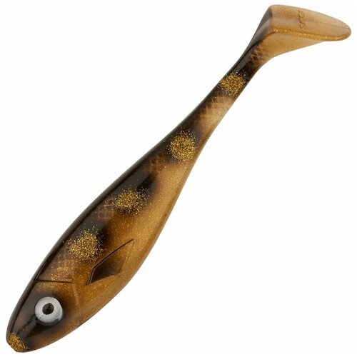 Силиконовая приманка для рыбалки Gator Gum 22см #SpottedBullhead, виброхвост на щуку, окуня, судака