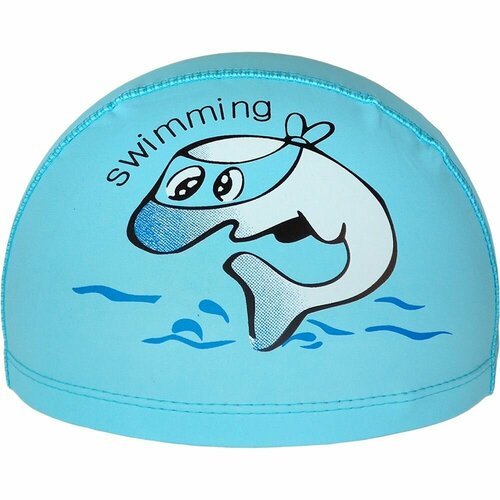 Шапка для купания детей в бассейне текстильная непромокаемая, шапочка для волос тканевая, аксессуар для плавания и душа для мальчика и девочки