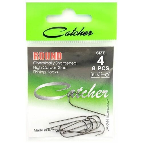 Крючок 'Catcher' ROUND Size 4 (3 пакетика)