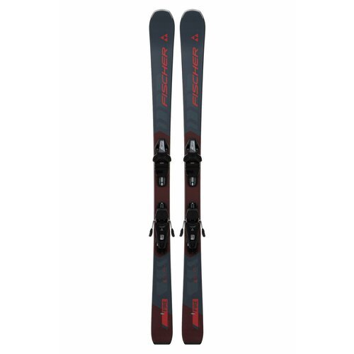 Горные лыжи с креплениями FISCHER RC FIRE + RS9 Solid black/Black (см:155)