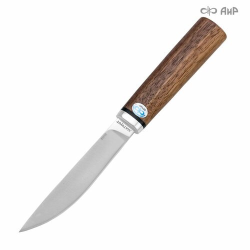 Нож туристический якут АиР, длина лезвия 13 см, сталь 95Х18, рукоять орех