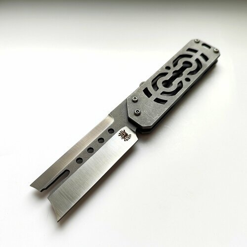 Нож складной фрикционный, Vaulaknives 'Веномансер', ручной работы. Лезвие 8 см