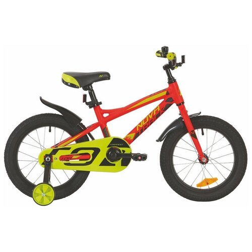 Детский велосипед Novatrack Tornado 16, год 2019, цвет Красный