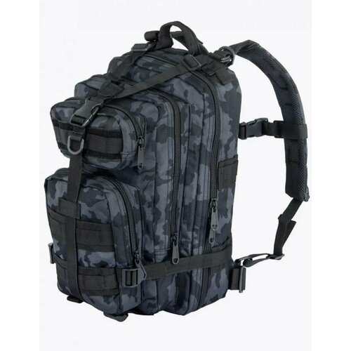 Тактический военный рюкзак 25 литров BK-5043/Туристический рюкзак/Походный/Черный-Мультикам