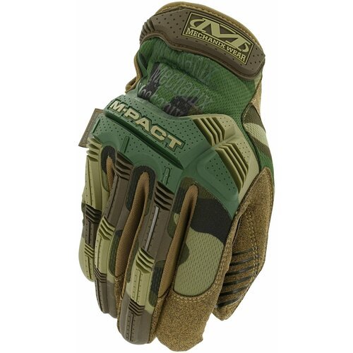 Перчатки Mechanix Tactical M-Pact, цвет Woodland Camo, размер L (MPT-77-010)