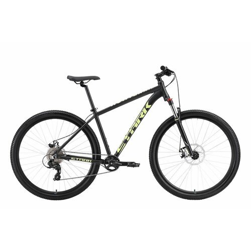 Велосипед Stark Hunter 29.2 D (2024) 18' черный/зеленый неон
