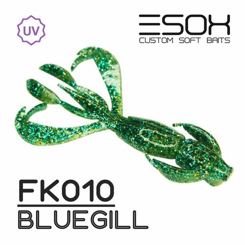 Мягкие приманки Esox FAST WAG 3.0' (76мм) # FK010 / Bluegill (7шт)