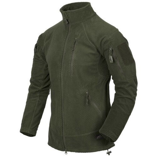 Флисовая куртка Helikon-Tex Alpha Tactical Grid Fleece Jacket, Olive Green, L