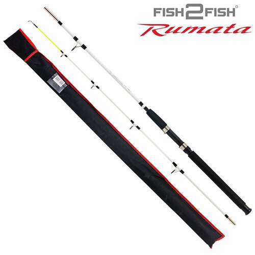 Спиннинг штекерный стекло 2 колена Fish 2 Fish Rumata (80-150) 2,40 м