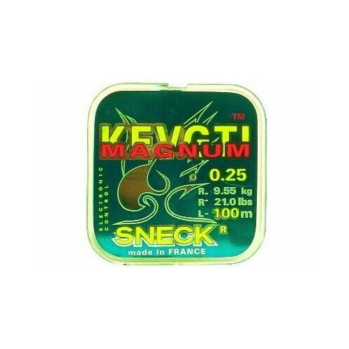 Леска монофильная Sneck Magnum LightGreen, 0,40mm, 100m, 1 штука