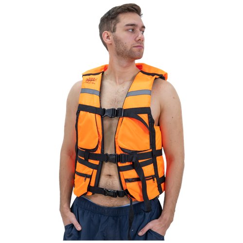 Спасательный жилет Мастер лодок Таймень PRO, размер XXL, 90 кг, оранжевый