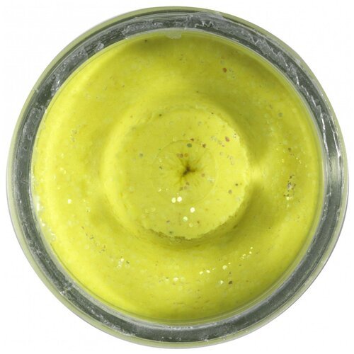 Berkley, Форелевая паста Powerbait Natural Scent Glitter Cheese, Light Green