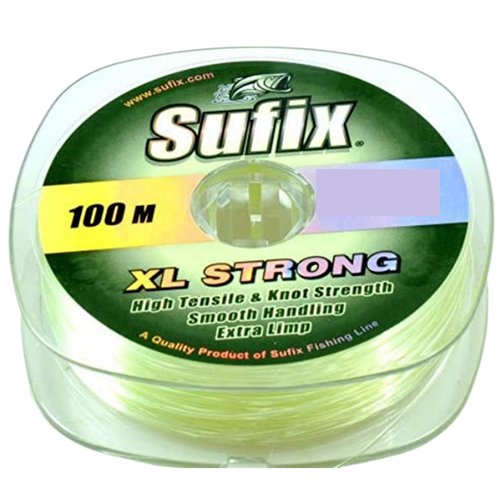 Sufix, Монолеска XL Strong Lemon Green, 100м, 0.23мм