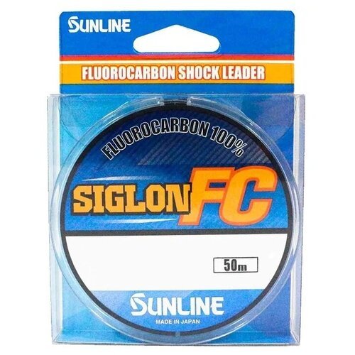 Леска флюорокарбоновая SUNLINE Siglon FC 2020 50 м, 0.445 мм, прозрачный, 12.0 кг, new