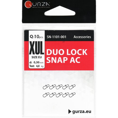 Застежки GURZA DUO LOCK SNAP AC (10шт), размер XUL