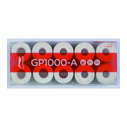 Обмотка для ручки Li-Ning Overgrip GP1000-A х10, White