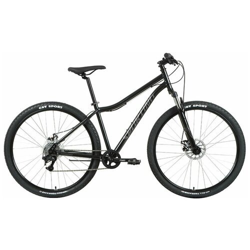 Велосипед FORWARD Sporting 29 2.2 D (2022), горный (взрослый), рама 21', колеса 29', ярко-зеленый/черный, 14.51кг [rbk22fw29953]