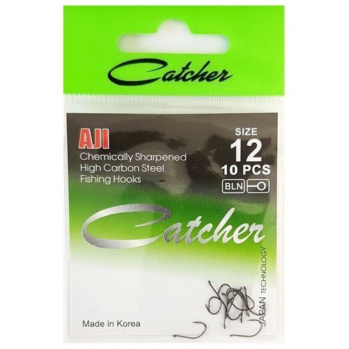 Крючок 'Catcher' AJI Size 12 (5 пакетиков)