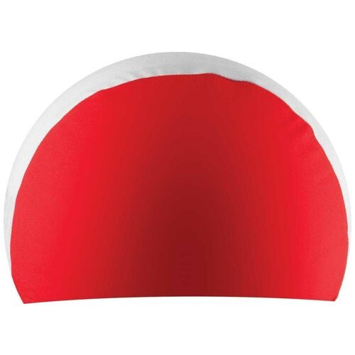 Шапочка для плавания NOVUS, полиэстер (красно-белый) NPC-41
