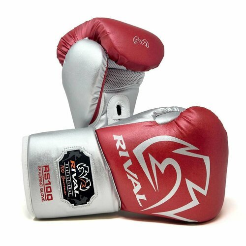 Перчатки боксерские RIVAL RS100 PROFESSIONAL SPARRING GLOVES, 16 унций, красные