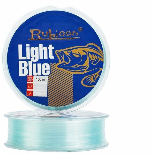 Монофильная леска для рыбалки RUBICON Light Blue 150 м 0,33 мм