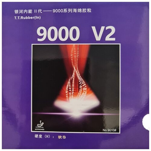 Накладка для настольного тенниса Yinhe 9000 V2 Soft, Red, 2.2